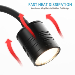Lámpara LED para Pecera, de Aleación de Aluminio, con Soporte de Abrazadera, Tres Colores, Regulable, para Plantas Acuáticas y <span class=keywords><strong>Peces</strong></span> Ornamentales - Product Image 3