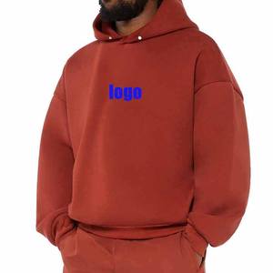 Heavyweight Drop Shoulder Boxy Cropped Hoodie en blanco 100% algodón de gran tamaño de alta calidad personalizado Hoodie Fabricantes - Product Image 1