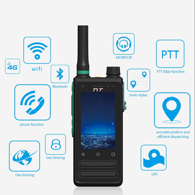 Tyt IP-78/K Poc Radio 4G LTE Mobile Network Walkie Talkie Type-c Charging Port 6000mah Battery Zello Two Way