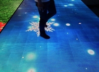 MDS P2.5 Écran d'affichage LED interactif étanche Dance Floor Produit du fabricant de haute qualité