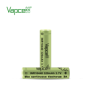 Baterai Senter AAA Vapcell 10440 320mah 3A Sel Baterai Lithium Isi Ulang Flat Top