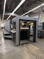 Machine d'impression offset HEIDELBERG 2017 CD102-6+LX d'occasion, 6 couleurs avec enduiseur, machine d'impression grand format
