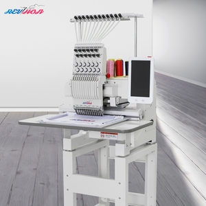 Machine à broder plate monotête commerciale informatisée automatique 9/12 aiguilles pour T-shirts, casquettes, logos – Idéale pour les débutants - Product Image 3