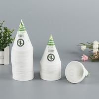 Gobelet en papier pliable personnalisé pour café avec logo, support papillon, à paroi simple, jetable, avec couvercle (Pappbecher)