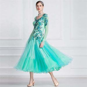 B-18398 <span class=keywords><strong>de</strong></span> baile <span class=keywords><strong>de</strong></span> salón moderno para adultos, <span class=keywords><strong>traje</strong></span> liso personalizado <span class=keywords><strong>de</strong></span> alta gama, gran oferta - Product Image 2