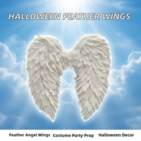 Ailes d'ange en carton à plumes modernes, cadeaux personnalisés, décorations pour fêtes d'Halloween et d'anniversaire, marque SINOCS, fabriqué en Chine