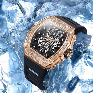 Drioshipping Montre de marque supérieure Montres pour hommes Montres de marque de luxe pour hommes Montre-bracelet Ice Out Diamonds - Product Image 4