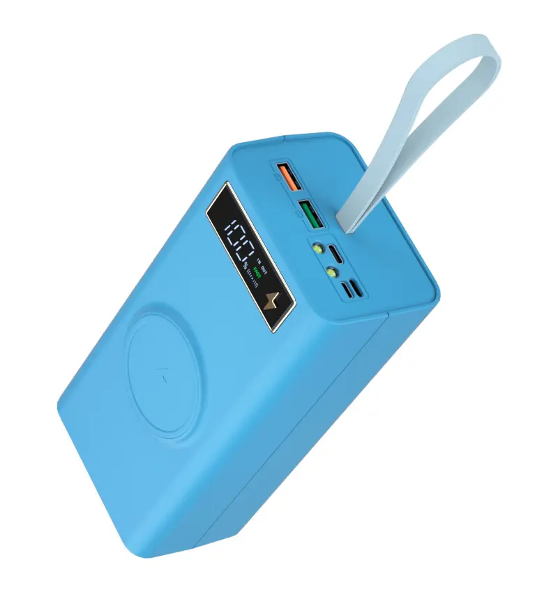 21x18650 USB 18650 wireless charging 15W Power Bank Battery DIY Shell Case QC3.0 22.5W fast charging Box