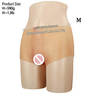 Pantaloncini con Vagina Realistica Integrata - Vagina Simulata Morbida, Prodotto <span class=keywords><strong>SM</strong></span>, Articolo Definitivo per Coppie. - Product Image 4