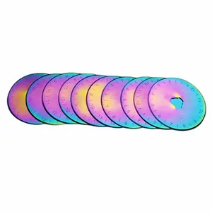 18Mm 28Mm 45Mm Regenboog Coating Ronde Cutter Blade Voor Quilten Stof