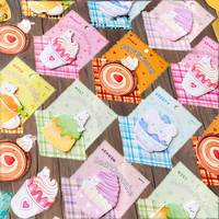 Blocs-notes autocollants personnalisés en forme de crème glacée et d'animaux, colorés et mignons, pour enfants - Vente en gros