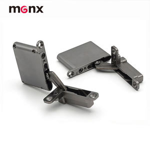Charnières de porte de <span class=keywords><strong>placard</strong></span> dissimulées réglables en 3D en alliage de zinc, amortissement à fermeture douce, minimalistes, sans cadre, robustes, pour armoire et <span class=keywords><strong>placard</strong></span> - Product Image 2