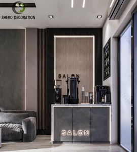 Luxury Beauty Salon Interior Design Modern Hair Salon Suite Custom Furniture <b>Marble</b> <b>Glass</b> Spa Shop Design - Product Image 6