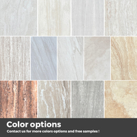 Carrelage flexible en travertin MCM, panneau mural flexible en pierre de travertin, placage de pierre naturelle haute simulation pour la décoration murale des bâtiments