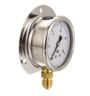 2.5" 63MM Oil Filled Pressure Gauge Bottom with Back Flange Manometer Vacuum Gauge MOD.115AR