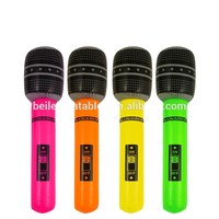 Jouet de microphone gonflable d'instrument de musique personnalisé pour les enfants