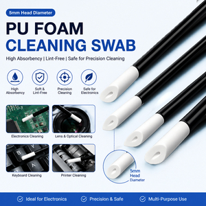 Écouvillon en PU T-11 de haute qualité, largeur 5 mm, <span class=keywords><strong>coton</strong></span>-<span class=keywords><strong>tige</strong></span> de précision pour le nettoyage des capteurs électroniques, des objectifs et des imprimantes - Product Image 2