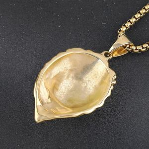 Pendentif Tête de Grand Lion pour Homme, Collier Hip Hop, Bijoux en Acier Inoxydable Poli Noir, Argenté, Plaqué Or, Fabrication d'Usine - Product Image 4