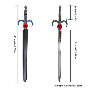 Spada degli Omeni di ThunderCats: Occhio di Thundera, Simbolo del Potere del Clan e della "Visione Oltre la Vista", Accessorio per Cosplay ed Esposizione - Product Image 6