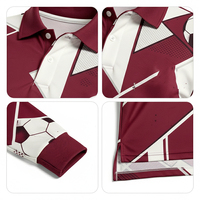 Ensemble de maillots de football personnalisés 100% polyester à séchage rapide et respirants, vêtements de football en gros, service disponible