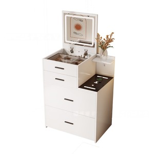 Vente en gros de coiffeuse de haute qualité pour petit appartement avec rangement Table de chevet multifonctionnelle Bureau de coiffeuse - Product Image 1
