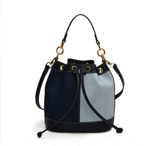 Bolsos de compras de lona, bolso de lona a rayas para mujer, bolso de mano informal de moda con borlas para exteriores, bolso de hombro de lona - Product Image 1