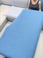 Moderne Luxus Jacquard Sofa Schon bezug verdickt Hotel-Grade Polyester Kissens chutz einfarbig wasch bar