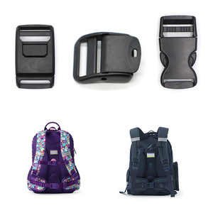 F-049 Plastic Trapezoidal Buckle 25mm Adjustable Bag <b>Webbing</b> <b>Strap</b> Snap Buckle For Backpacks And Bags - Product Image 2