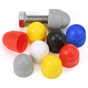 Vis hexagonale boulon écrou capuchon décoratif hexagone extérieur PE Nylon plastique écrou capuchon rond en plastique écrou couvercle antirouille housse de protection - Product Image 4
