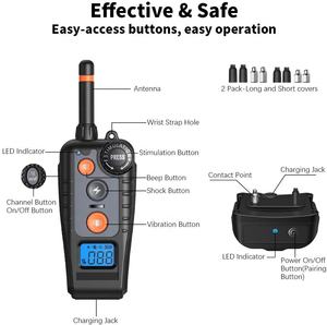 2025 <span class=keywords><strong>collier</strong></span> de dressage de <span class=keywords><strong>chien</strong></span> Rechargeable amélioré automatique <span class=keywords><strong>collier</strong></span> anti-aboiement avec <span class=keywords><strong>collier</strong></span> d'aboiement de soin de <span class=keywords><strong>chien</strong></span> à distance - Product Image 3