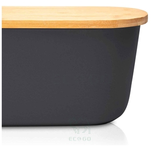Bamboo <b>Bread</b> Box with Natural Bamboo Chopping Board Modern <b>Bread</b> Bin and Canisters Hot Sell <b>Bread</b> Container Storage - Product Image 3