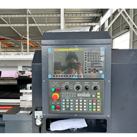 Tour CNC horizontal à banc plat robuste ShengHuan CK6150 Fanuc/GSK 2 broches 2 axes, fraisage et tournage haute précision 0,01 mm