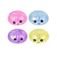 Offre Spéciale : Jouet Anti-Stress Squishy Pâton Souriant à Paillettes, à Remontée Lente, pour Tous les Âges, Moments de Détente