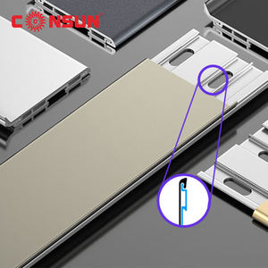 Profilés de plinthe en aluminium pour éclairage LED <span class=keywords><strong>encastré</strong></span>, vente en gros d'usine - Product Image 3