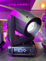 Projecteur LED Zoom Beam à tête mobile, contrôle DMX512, IP20, 16 canaux, effet arc-en-ciel, éclairage de scène professionnel pour discothèque, club, concert