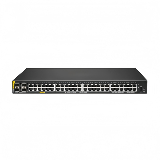 JL675A 6100 48 Port Gigabit PoE Switch 370W Class4 PoE 4*10G SFP+ Uplink Layer3 Managed Network Switch JL675A Stock