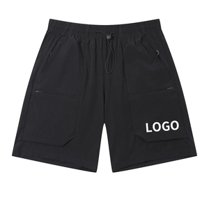 Shorts de sport pour homme avec doublure, shorts de course athlétiques à séchage rapide, shorts de sport double couche noirs pour homme - Product Image 3