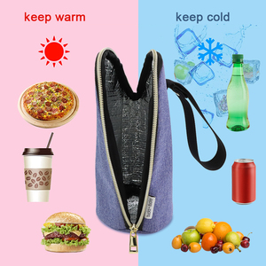 Porte-bouteille d'eau portable personnalisé manchon pochette à fermeture éclair <span class=keywords><strong>isotherme</strong></span> lait maternel <span class=keywords><strong>biberon</strong></span> sac <span class=keywords><strong>isotherme</strong></span> - Product Image 3