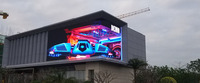 Extérieur étanche grand plein couleur oeil nu 3D grand écran LED affichage CBD centre commercial carré HD 3D écran géant