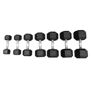 Mancuerna Hexagonal Ajustable de Acero Sólido QLI QDS016, Equipo de Gimnasio con Peso Libre de Goma, Proveedor OEM Directo de Fábrica en Vietnam B2B - Product Image 3