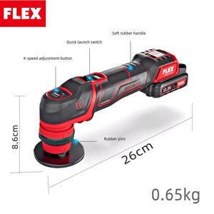 <span class=keywords><strong>Polisseuse</strong></span> miniature au lithium-ion <span class=keywords><strong>FLEX</strong></span> PXE80 pour voitures, plateau de 1 "/3", 5000 tr/min, batterie 4,0 A - Product Image 3