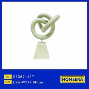 Moderno Art Deco resina escultura ornamento artesanía planta 26x21x42cm arte decorativo pieza para el hogar Oficina uso diario pared - Product Image 1