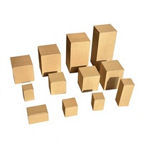 Boîte en carton ondulé kraft personnalisée, emballage pliable pour l'expédition Amazon, boîte cadeau