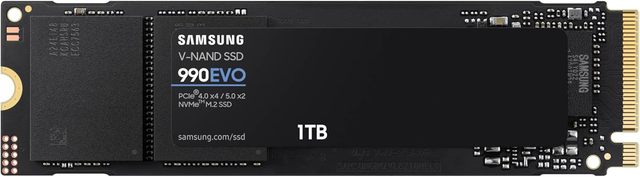 990 EVO Plus SSD 1TB PCIe Gen 4x4 Gen 5x2 M.2 2280 High Speed Upgrade Storage Solid State Drives for PC Laptops MZ-V9S1T0B/AM