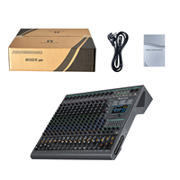 Console de mixage audio professionnelle GAX-DM14 à 14 canaux, processeur de son, contrôleur