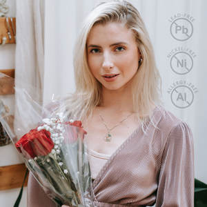 Merryshine all'ingrosso 925 in argento Sterling cuore carino animale gioielli donne 3 maiale madre e piccolo maiale collana di fascino per le donne - Product Image 2