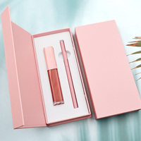 Nouveau Kit de Rouge à Lèvres Mat et Crayon à Lèvres Rose de Luxe à Marque Privée