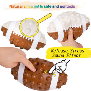 Jouet de Rugby sensoriel à bulles en Silicone, soulage le Stress, l'anxiété et l'autisme, nouveauté, jouets Gag pour enfants et adultes - Product Image 3