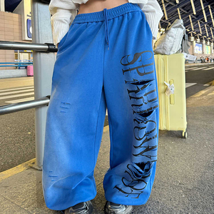 <span class=keywords><strong>Pantaloni</strong></span> Streetwear Personalizzati Kaleo per Donne, <span class=keywords><strong>Pantaloni</strong></span> Larghi <span class=keywords><strong>con</strong></span> <span class=keywords><strong>Elastico</strong></span> e Coulisse, <span class=keywords><strong>Pantaloni</strong></span> Baggy a Gamba Dritta - Product Image 1