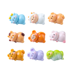 Zodiaque <span class=keywords><strong>chinois</strong></span> année mignon dessin animé résine <span class=keywords><strong>dragon</strong></span> licorne dinosaure <span class=keywords><strong>figurine</strong></span> pour bureau voiture maison jardin mariage décoration enfants jouet - Product Image 1